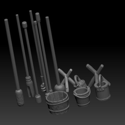 Artillery equipment set