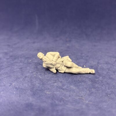 Wounded Union private in agony