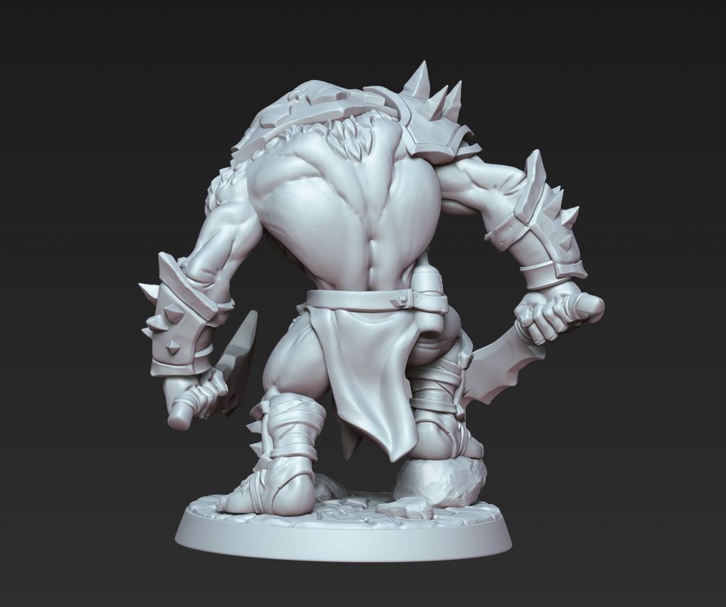 Great Goblin Thug With Two Sword Ag • Speira Miniatures