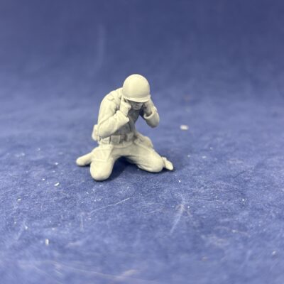 American soldier ww2 Cover Ears A10 AS