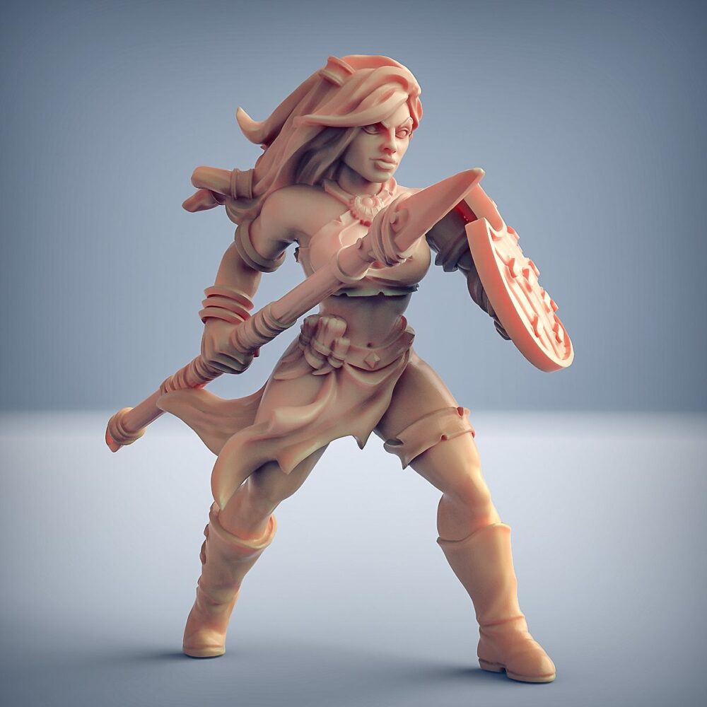 Amazon Warrior spear and shield AG