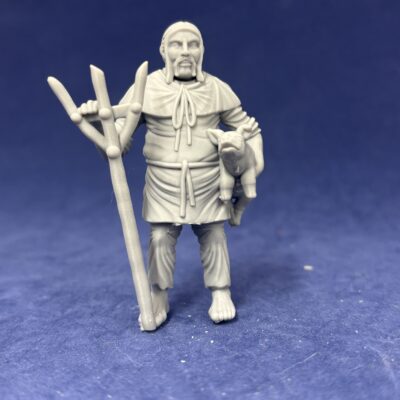 Medieval farmer with pig EM