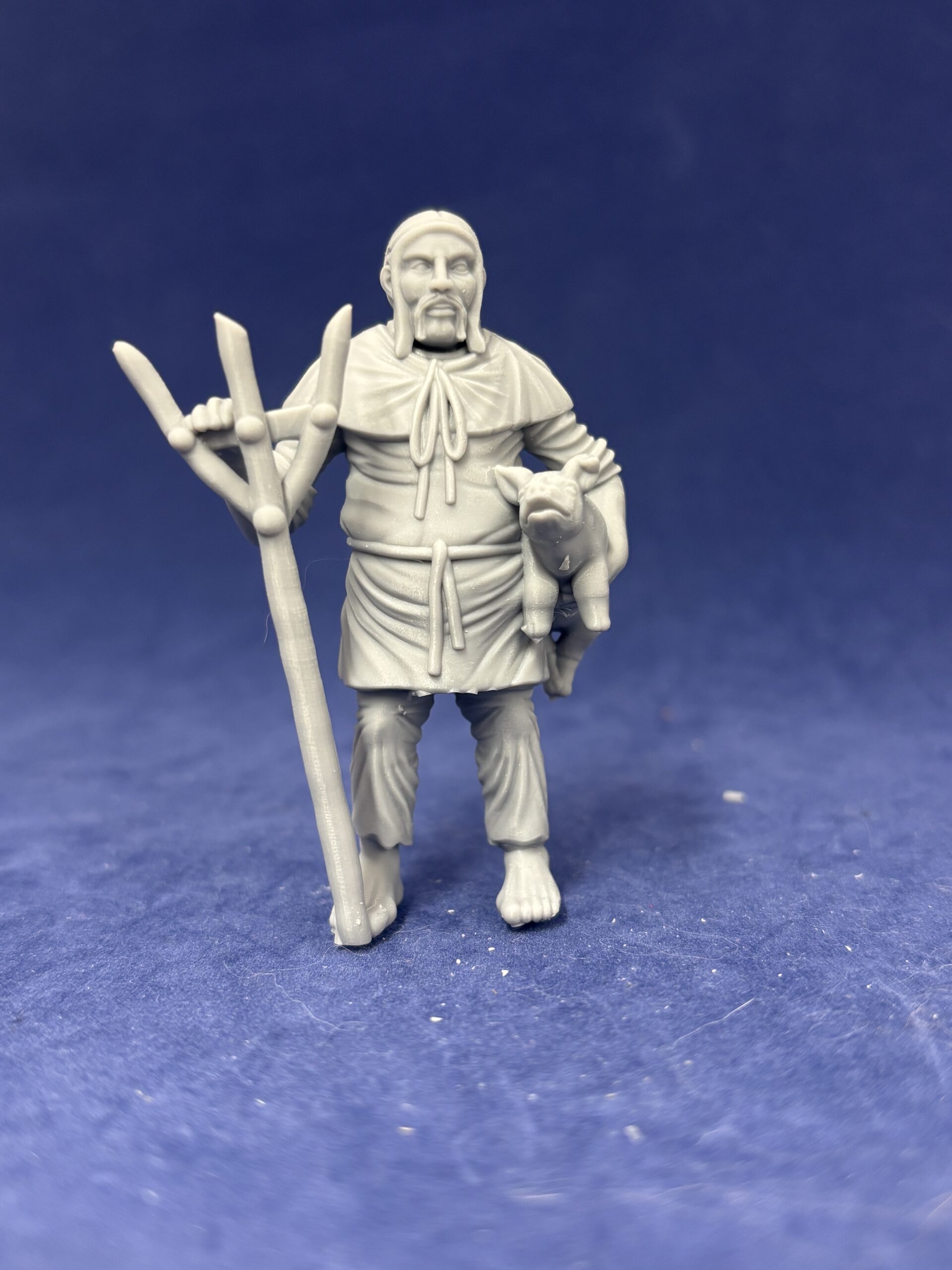 Medieval farmer with pig EM