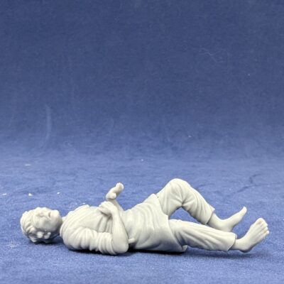 Injured medieval man EM