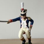 French Officer charging. 1809/12 campaigns, full dress uniform photo review