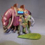 Medieval knight praying -  with horse - NCM photo review