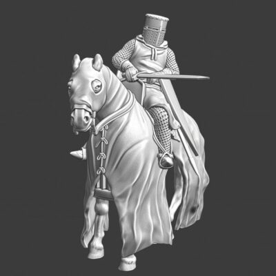 Medieval mounted Teutonic Knight - A Tribute - NCM