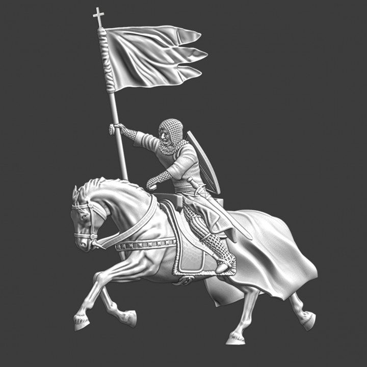 Medieval Banner Knight charging - NCM –