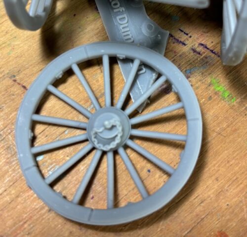 Caisson artillery wagon for American Civil War photo review