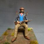 Hard boiled cowboy in rocking chair photo review