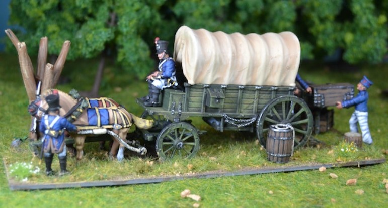 French Napoleonic supply wagon kit –