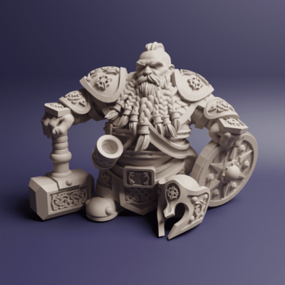 3D Printable Garoar Svavarsson by Iain Lovecraft