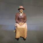 Woman sitting photo review