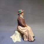 Woman sitting photo review