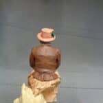 Woman sitting photo review