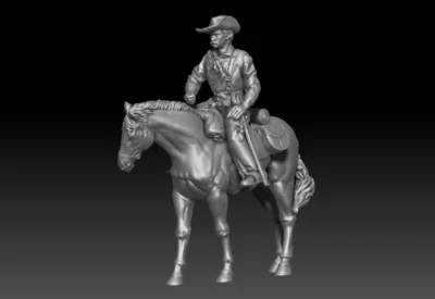 General Custer on horse