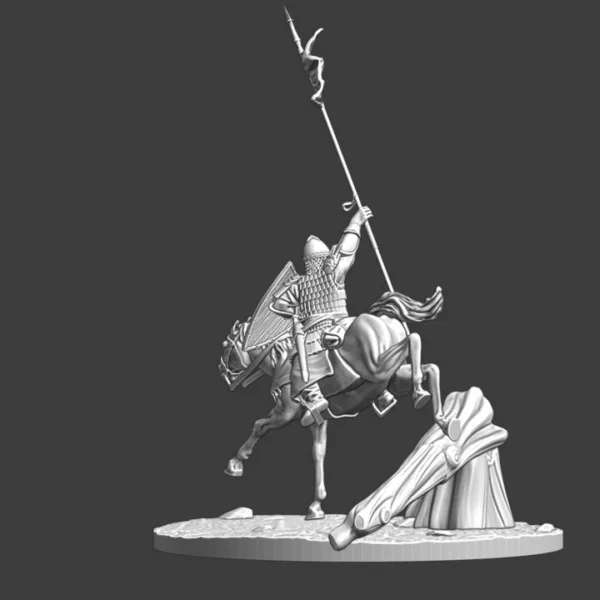 Mounted Kievan Rus - With Raised Lance - NCM • Speira Miniatures