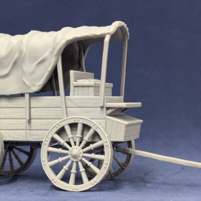 Medieval transport wagon - with half cover - NCM