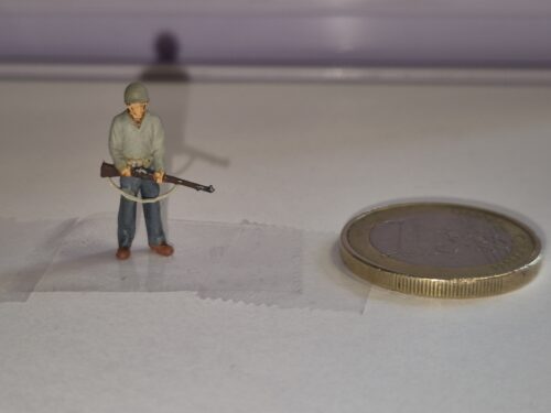 American soldier Iwo Jima standing photo review