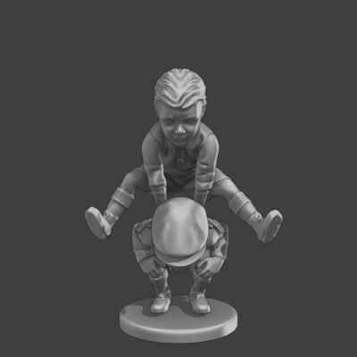 1930 to 1950 Civilian Little Boy 56 jumping