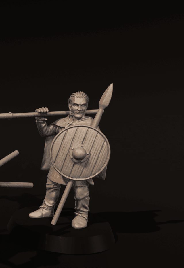 Dark Ages Skirmishers With Javelins V3 • Speira Miniatures