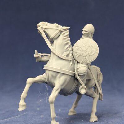 Medieval Kievan Rus warrior falling from his horse - NCM