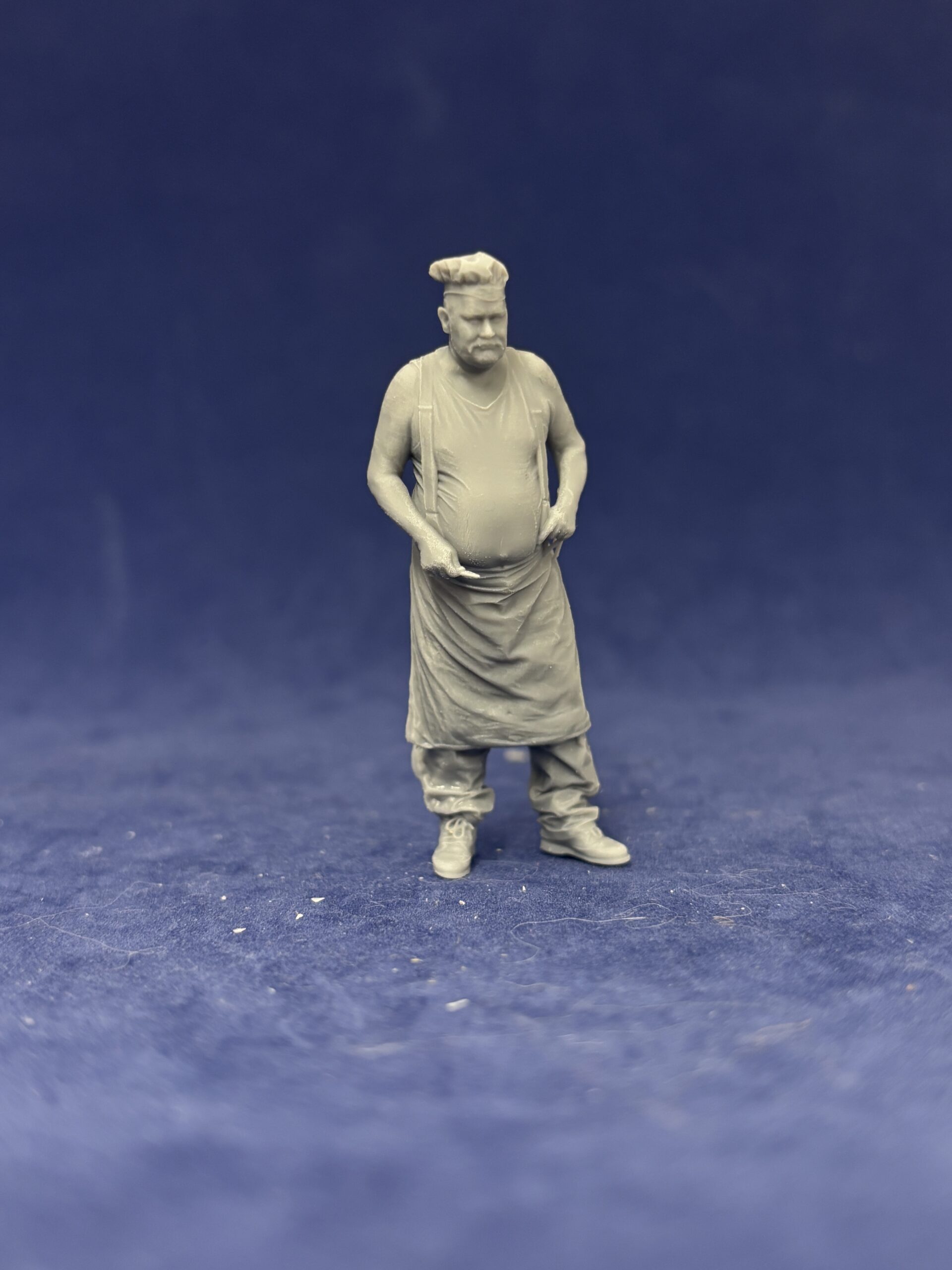WW2 American army cook threatening