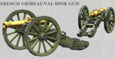 French Gribeauval 8pdr Cannon