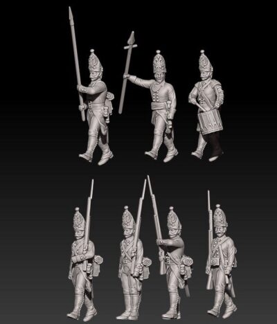 Napoleonic russian grenadiers 1799 set 1