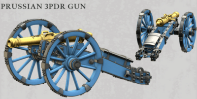 Prussian 3pdr Cannon