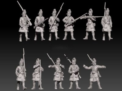 Tsardom of Russia guard grenadiers in helmets GNW set 2