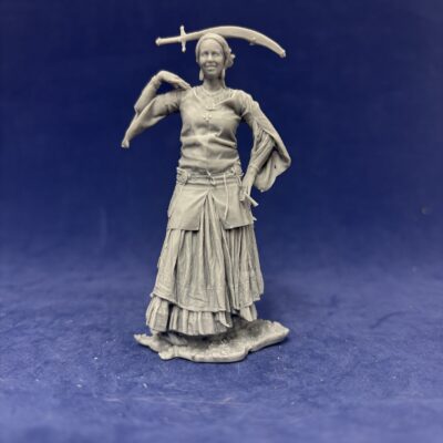 Dancer with sword, inspiration from Arabic, Turkish and Indian 16th-19th centuries