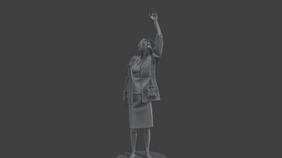 Zombie female arm up
