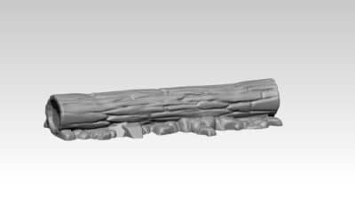 Civil War Era log, to sit on in camp