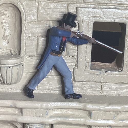 Alamo Defender shooting with double barrel photo review