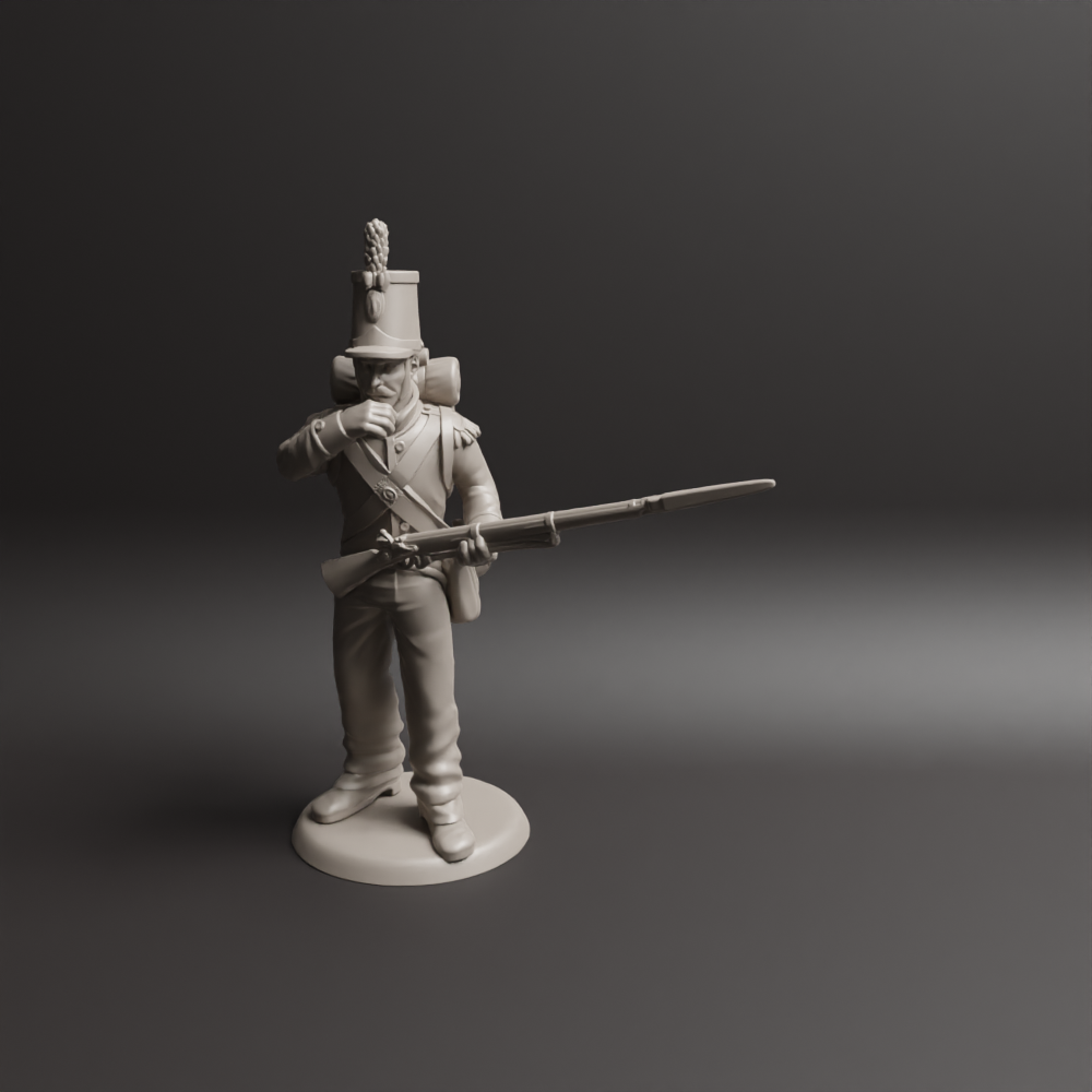 Napoleonic Portuguese Grenadier Firing 2b