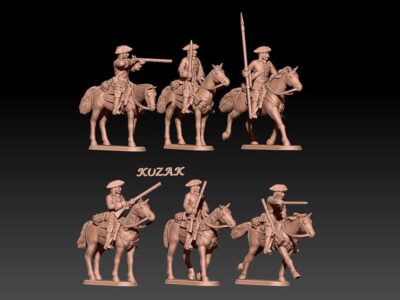 Russian dragoons for Great Northern War