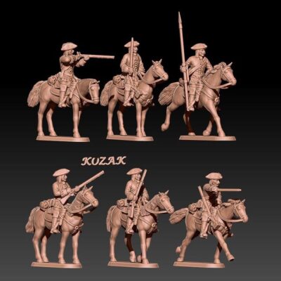 Russian dragoons for Great Northern War