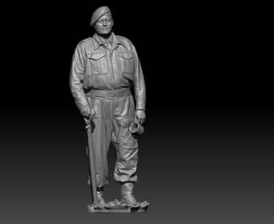 Lieutenant British army Northern Europe 1944-45 WW2