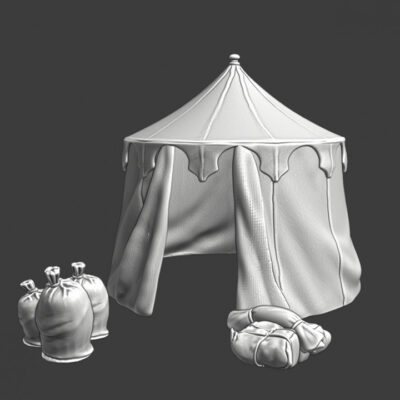 Medieval round Tent ver. 2