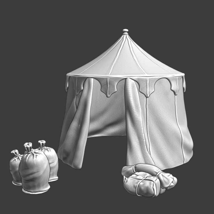 Medieval round Tent ver. 2