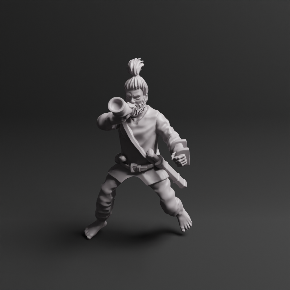 Germanic Cavalry Command Horn 01