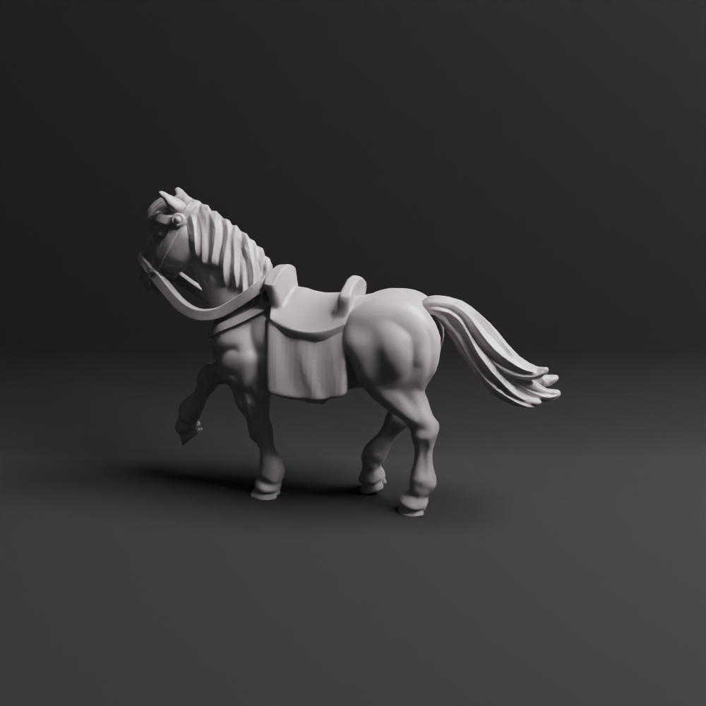 Germanic Cavalry Command Leader 01 Horse