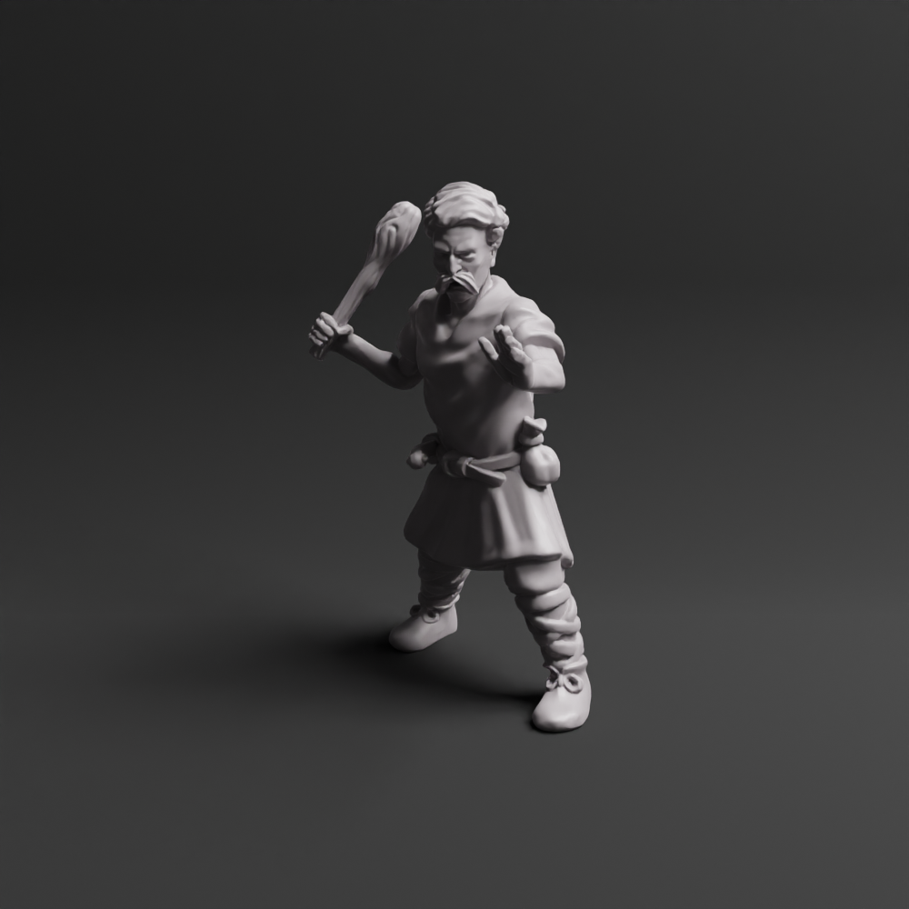 Germanic Levy Blunt Weapons 01