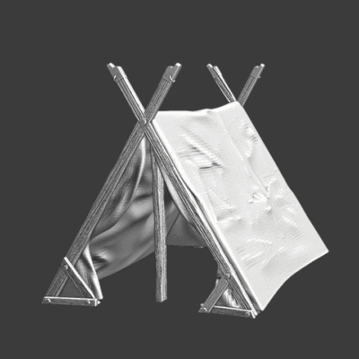 Medieval infantry tent - Sergeants edition
