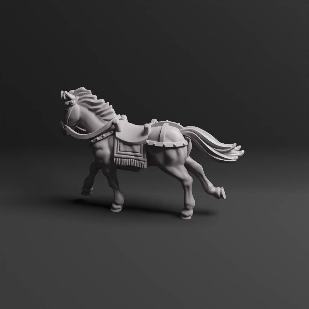 Roman Auxiliary Cavalry Command Horn 02 Horse