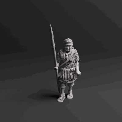 Roman Auxiliary Spearmen Marching 01