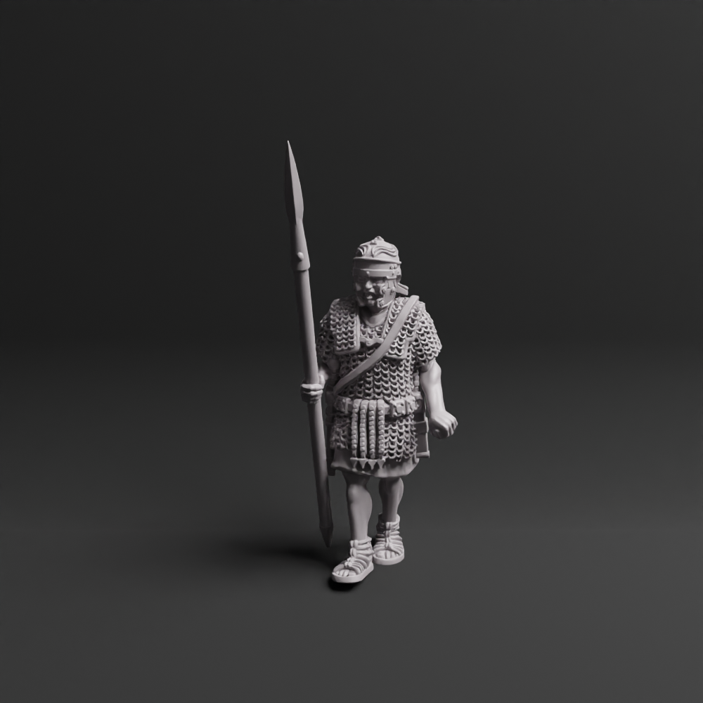 Roman Auxiliary Spearmen Marching 02