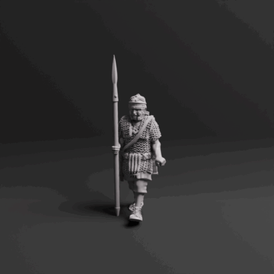 Roman Auxiliary Spearmen Marching 06