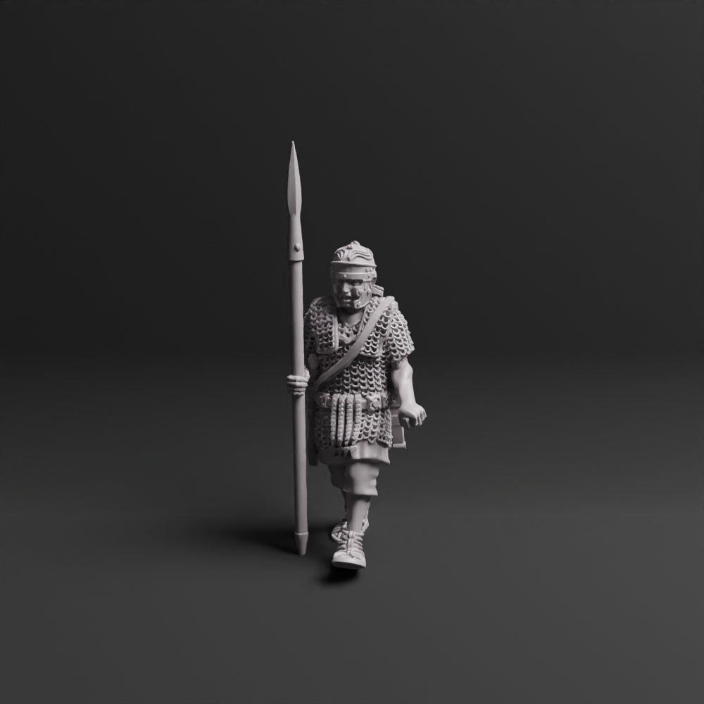 Roman Auxiliary Spearmen Marching 06